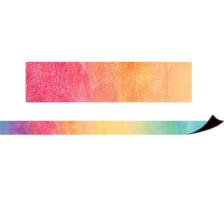 Teacher Created Resources Watercolor Magnetic Border, 24 Feet/Pack, PK3 TCR77148